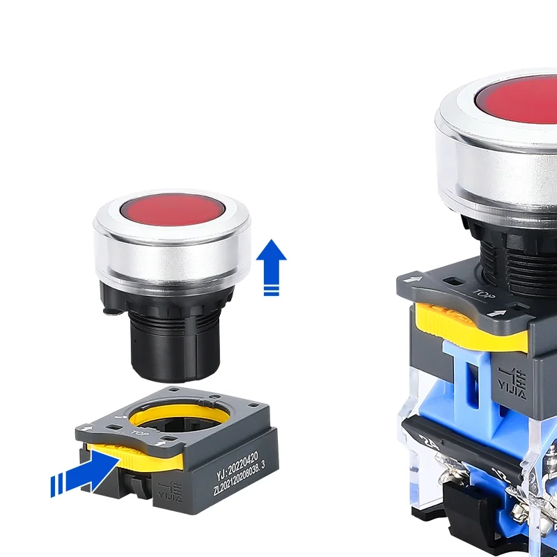 30мм прекинувач за копче за притисок